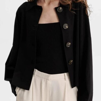 Morrison Bennett Knit Cardigan — Black