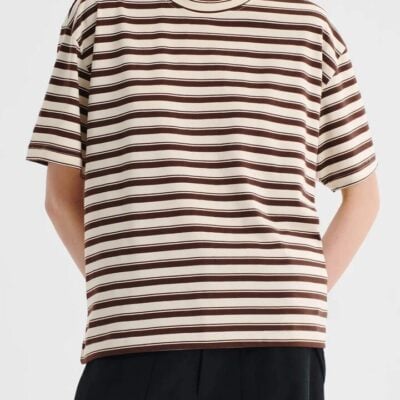 Morrison Jericho Stripe Tee — Espresso