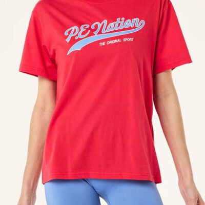 P.e Nation Formation Tee — Strawberry