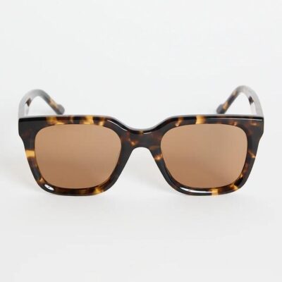 Re:union Label Napoli Tort Rounded Sunglasses