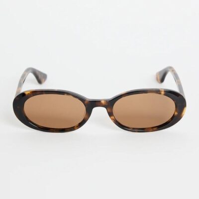 Re:union Label Sydney Tort Narrow Oval Sunglasses