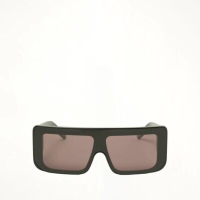 Rick Owens Documenta Sunglasses in Black / Os