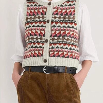 Seasalt Dawson Pick Vest — Red Sail