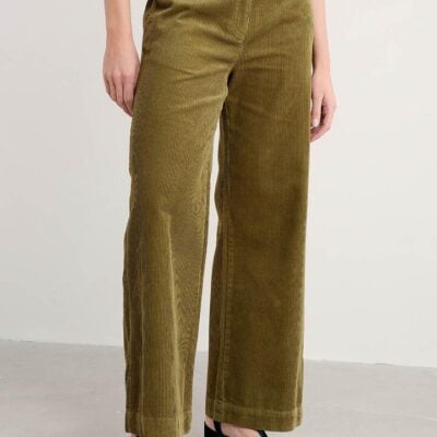 Seasalt Dillwyn Trouser — Bright Olive