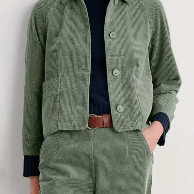 Seasalt Ocean Mist Jacket — Dusky Green