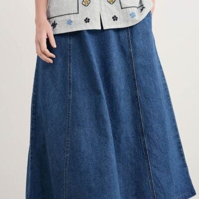Seasalt Restharrow Skirt — MID Wash