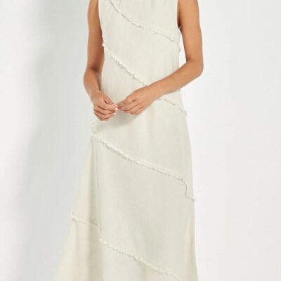 Verge Elle Dress — Cashew