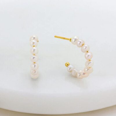Zafino Ally Hoop — Gold