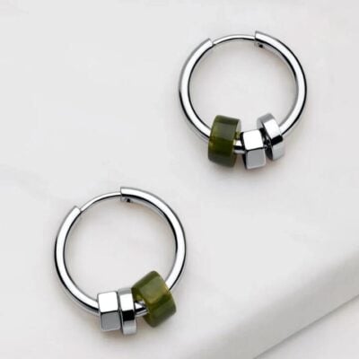 Zafino Amina Hoop Silver