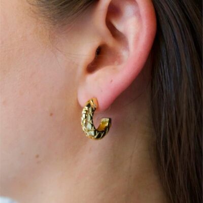 Zafino Briana Hoop Earring — Gold