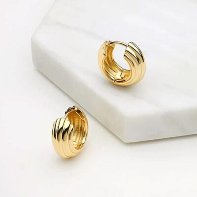 Zafino Eliza Hoop — Gold