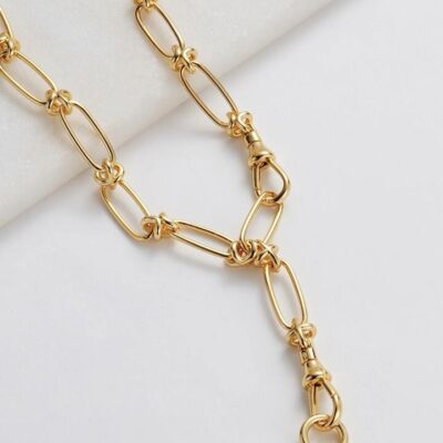Zafino Lucia Necklace — Gold