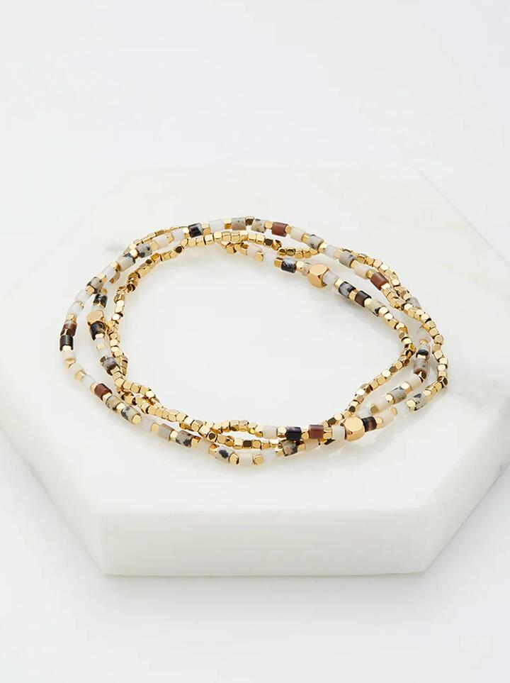 Zafino Ophelia Wrap Bracelet — Black