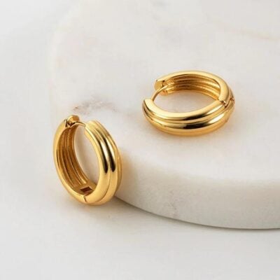 Zafino Paris Hoop Earring — Gold