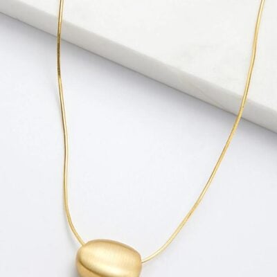 Zafino Steph Brushed Necklace — Gold