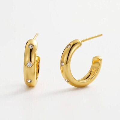 Zafino Talia Hoop — Gold