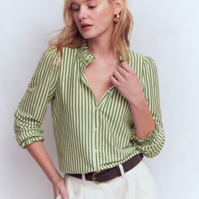 Boden Effie Smocked Detail Shirt