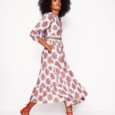 Boden Violet Midi Dress