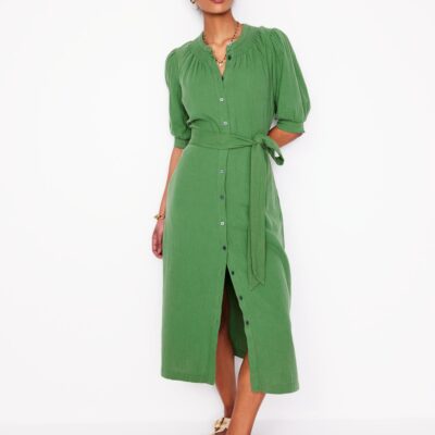 Boden Ada Double Cloth Midi Dress