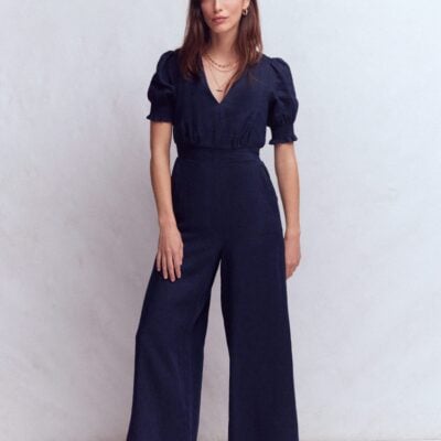 Boden Anna Linen Jumpsuit
