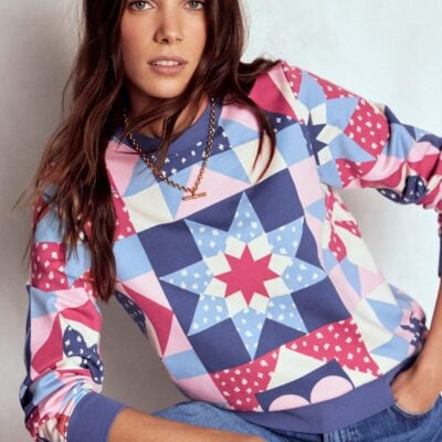 Boden Hannah Printed Sweatshirt