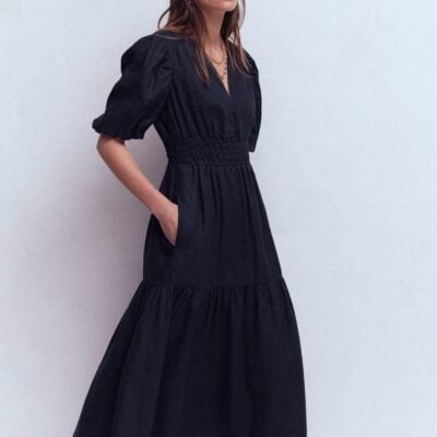 Boden Irene Linen Midi Dress