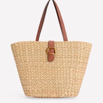 Boden Women's Buckle Tote in Natural