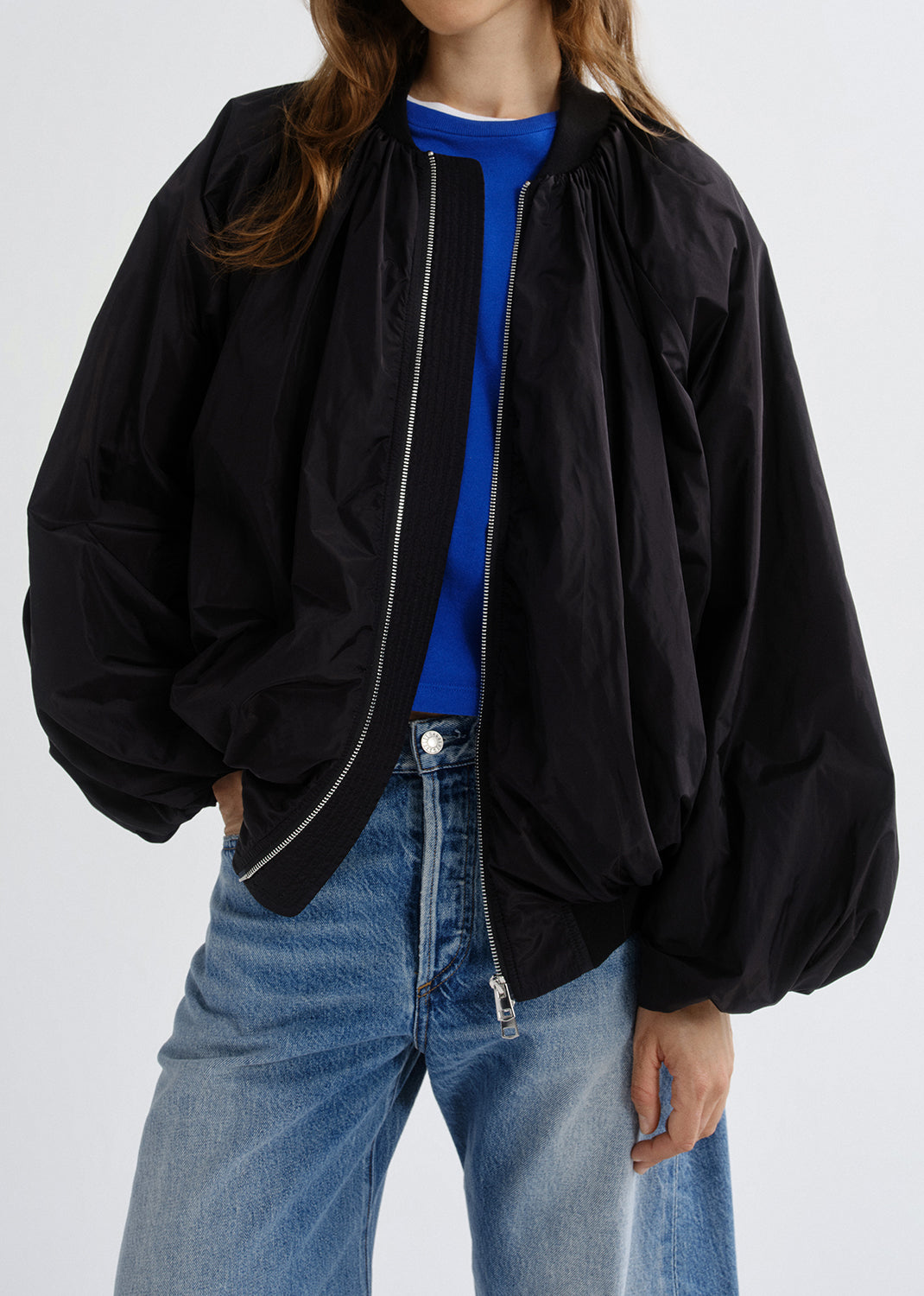 AGOLDE Raffi Bomber Jacket - Image 1