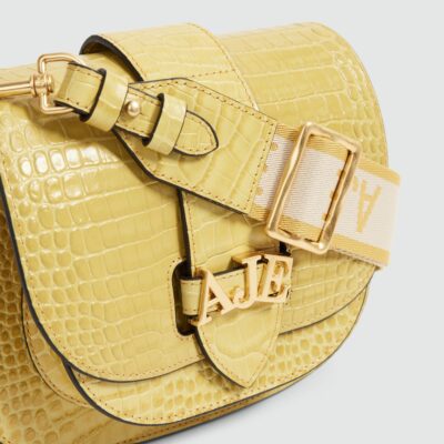 Aje Viva Croc Emboss Saddle Bag - Image 2