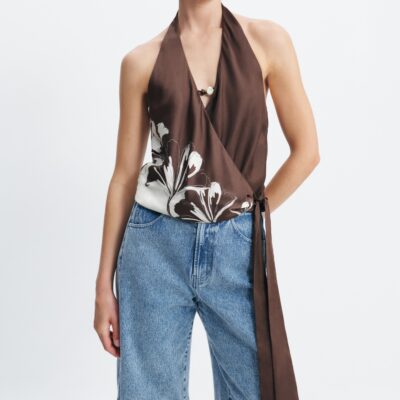 Aje Sierra Scarf Top - Image 1
