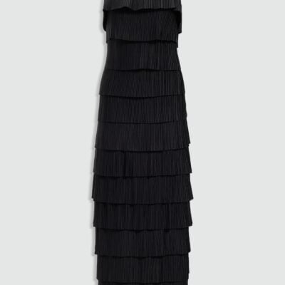Aje Shade Pleated Midi Dress - Image 2