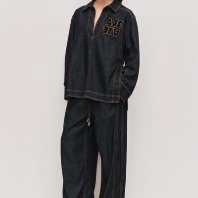 Aje Sancia Denim Shirt - Image 1