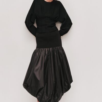 Aje Saige Corset Knit Jumper - Image 1