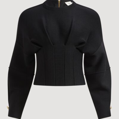 Aje Saige Corset Knit Jumper - Image 2