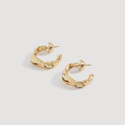 Aje Romara Large Pearl Hoops - Image 2