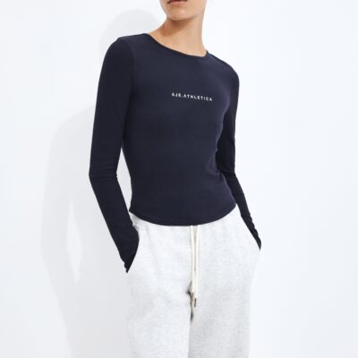 Aje Rib Sleeve Long Sleeve Top - Image 1
