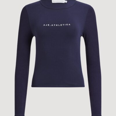 Aje Rib Sleeve Long Sleeve Top - Image 2