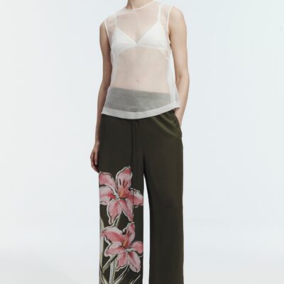 Aje Rhea Silk Pant - Image 1