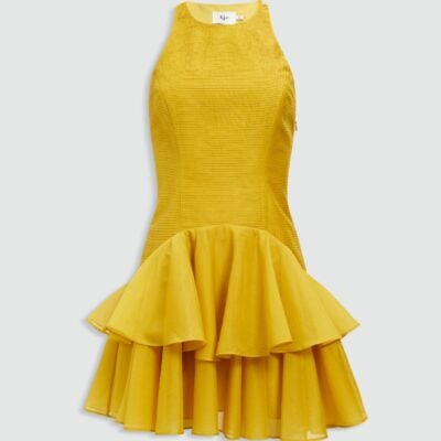 Aje Radiate Pleated Mini Dress - Image 2