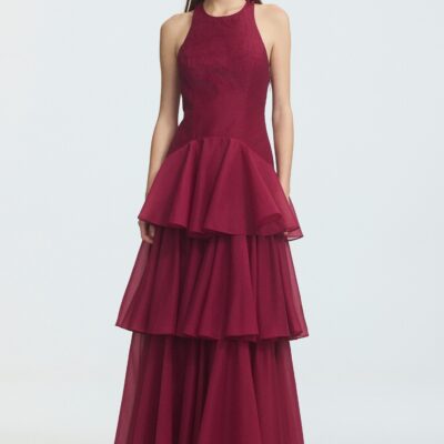 Aje Radiate Pleated Gown - Image 1