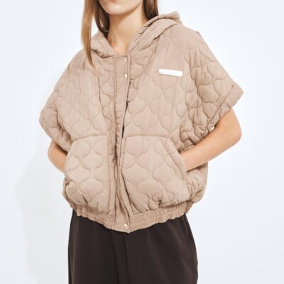 Aje Quilted Crop Vest - Image 1