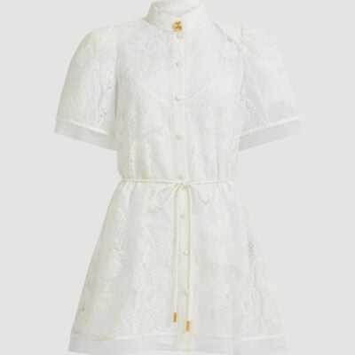 Aje Pippa Lace Mini Dress - Image 2