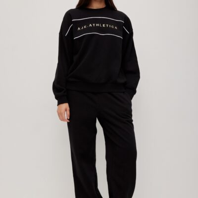 Aje Panelled Logo Jumper - Image 1