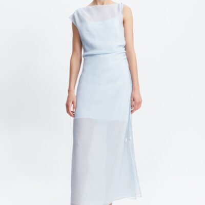 Aje Paige Organza Midi Dress - Image 1