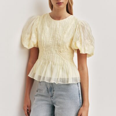 Aje Ophelia Lace Top - Image 1