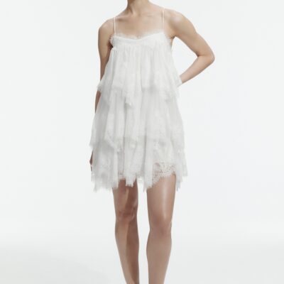 Aje Ophelia Lace Mini Dress - Image 1
