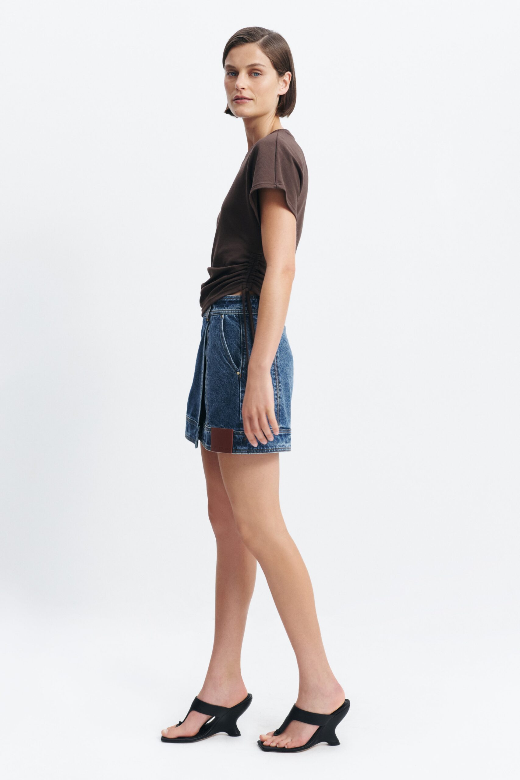 MNAJE090826191140193_3 Aje Olivia Denim Mini Skirt - Image 3