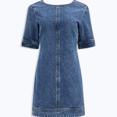Aje Olivia Denim Mini Dress - Image 2