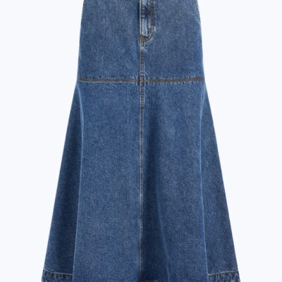 Aje Olivia Denim Midi Skirt - Image 2