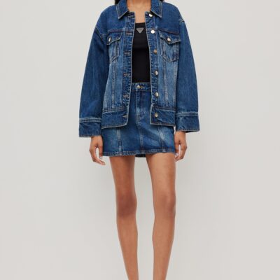 Aje Myles Denim Jacket - Image 1